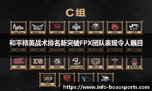 和平精英战术排名新突破FPX团队表现令人瞩目