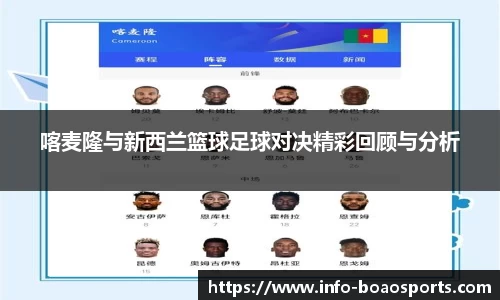 喀麦隆与新西兰篮球足球对决精彩回顾与分析